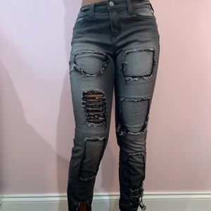 Fashion Nova Ripped Jeans